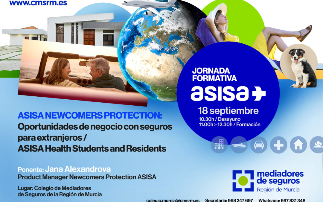 Jornada formativa ASISA Newcomers Protection: Oportunidades de negocio con seguros para extranjeros 