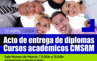 Entrega diplomas cursos académicos CMSRM