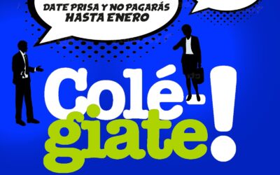 Colégiate y no pagues hasta enero